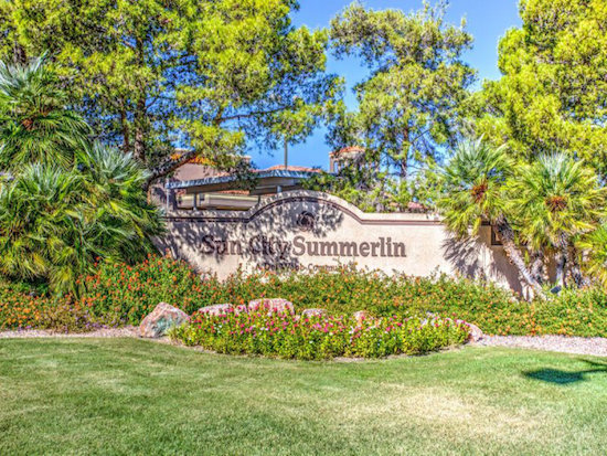 SUn City Summerlin in Las Vegas Monument-Age 55+ Homes for Sale