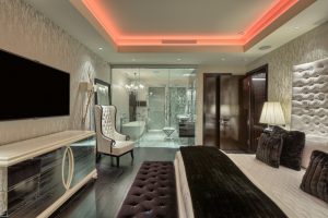 Mandarin-Oriental-Las-Vegas-HIgh-Rise-For-Sale-Master-Bedroom-Suite-Unit 4205