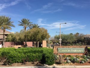 Summerlin-Homes-For-Sale-Canyon-Fairways-Entrance